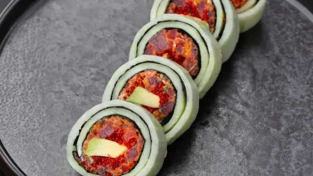 Spicy Tuna Fresh Roll With Nikkei Sauce