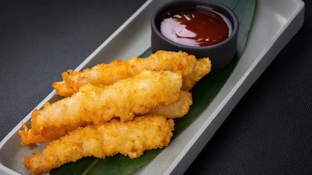 Tiger Shrimp In Japanese Crackers
