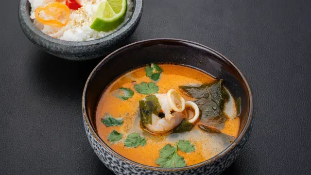 Tom Yum With Seafood